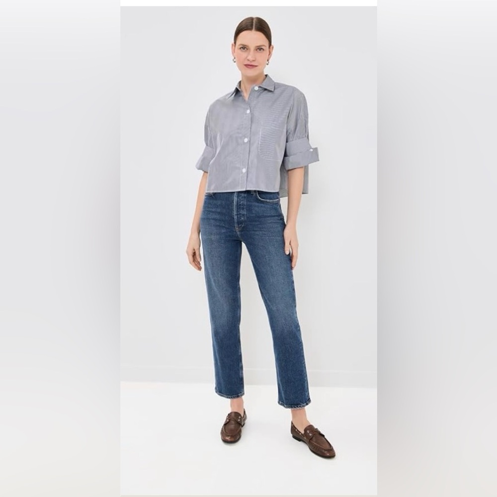 AGOLDE 90s Pinch Waist Crop Jeans - - Picture 6 of 15
